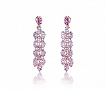 Sapphire & Diamond Earring, DUBAI