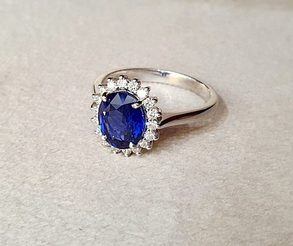 Blue Sapphire Ring, DUBAI