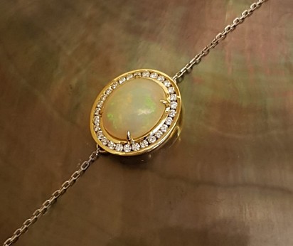 Opal & Diamond Bracelet, DUBAI