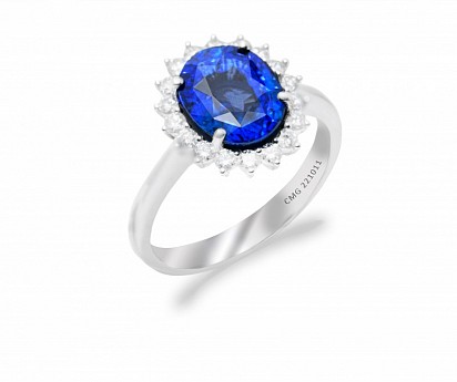 Blue Sapphire Ring, DUBAI