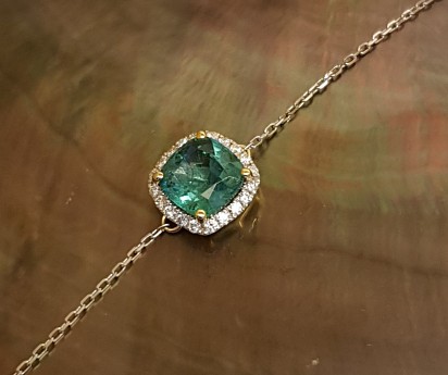 Emerald & Diamond Bracelet, DUBAI