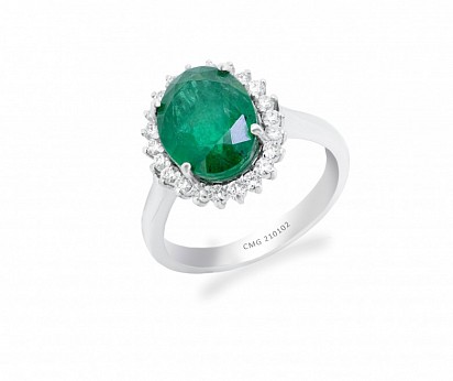 Emerald & Diamond Ring, DUBAI